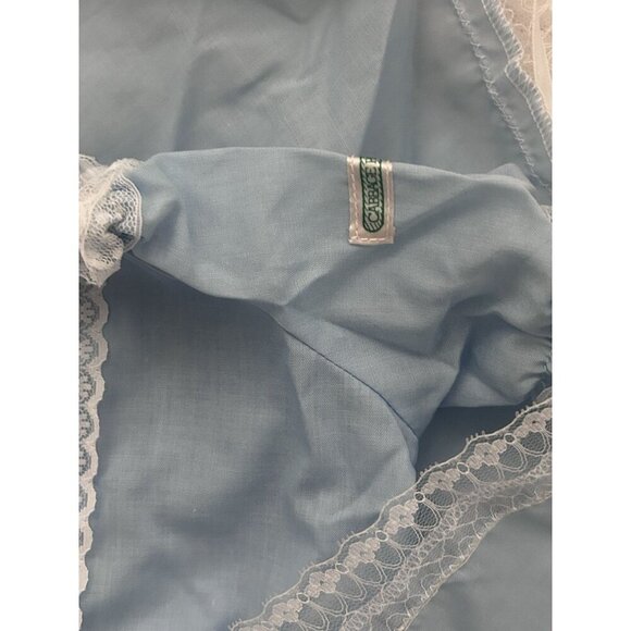 Blue Lace Baby Swaddle Blanket - Picture 2 of 3